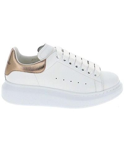 Alexander McQueen Oversized Lace-up Trainers - White