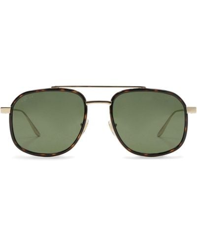 Gucci Aviator Sunglasses - Green