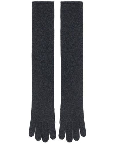 Extreme Cashmere N°241 Opera Knitted Gloves - Black