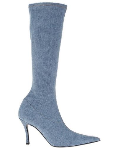 DIESEL 'd-venus Kbt' Heeled Boots - Blue