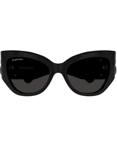 Balenciaga Butterfly Frame Sunglasses - Black