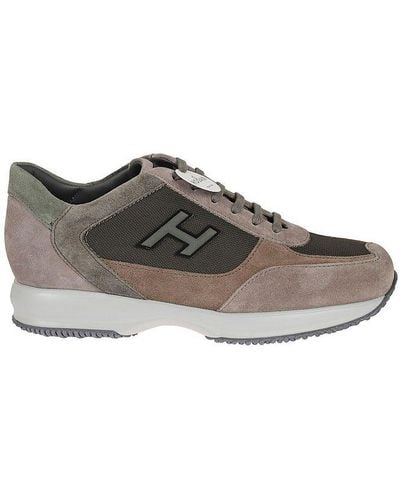Hogan Interactive Panelled Trainers - Brown