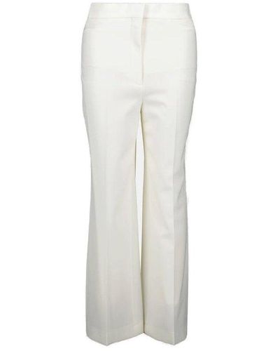 Stella McCartney Wide-leg Cropped Trousers - White