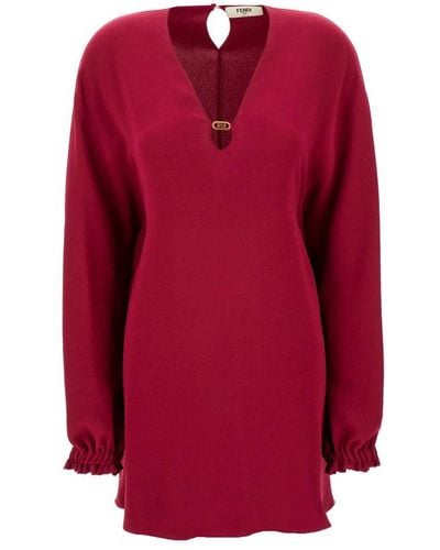 Fendi Cady Dress - Red