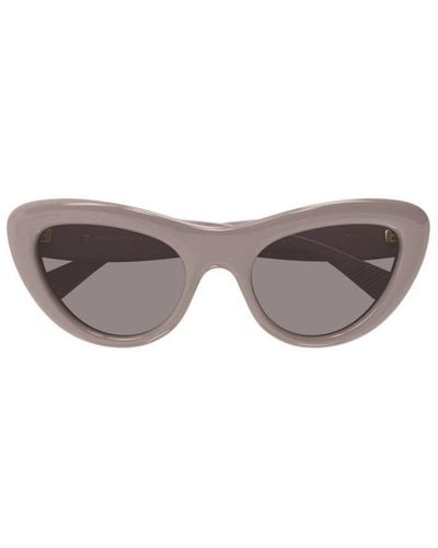 Bottega Veneta Bombe Cat Eye Sunglasses - Grey