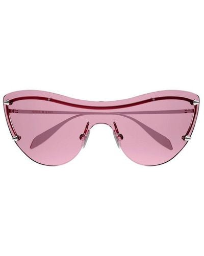Alexander McQueen Frameless Sunglasses - Pink