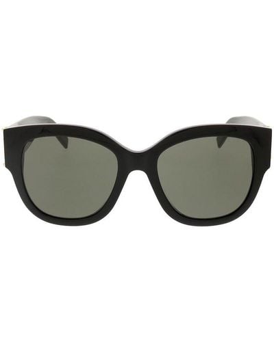 Saint Laurent Square Frame Sunglasses - Gray