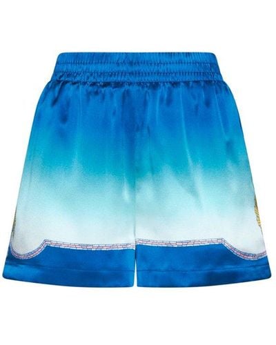 Casablancabrand Coquillage Colore Shorts - Blue