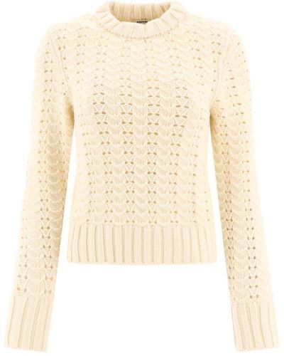 Aspesi Open-work Jumper - Natural