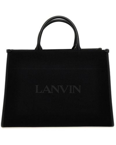 Lanvin Mm Tote Bag - Black