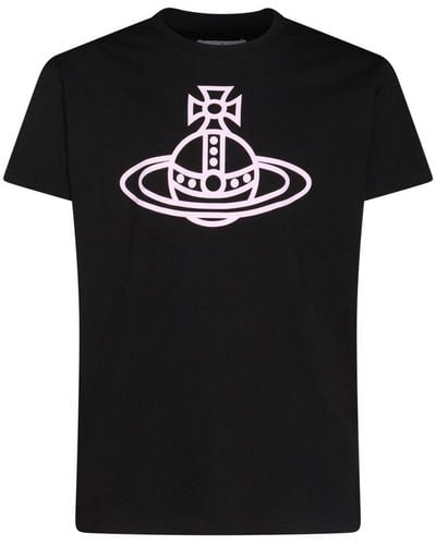 Vivienne Westwood Orb Printed Crewneck T-shirt - Black