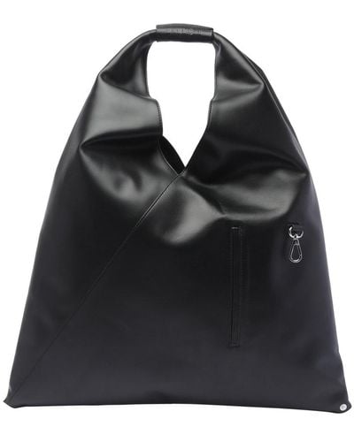 MM6 by Maison Martin Margiela Medium Japanese Shoulder Bag - Black