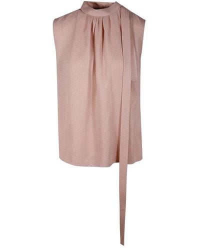 Givenchy Draped Sleeveless Top - Pink
