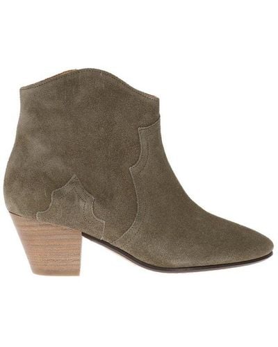 Isabel Marant Dicker Ankle Boots - Brown