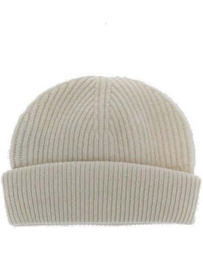 Closed Sailor Knitted Beanie - Grey