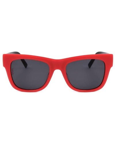 M Missoni Rectangular Frame Sunglasses - Red