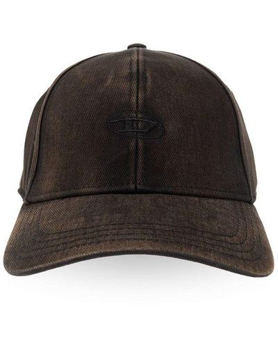 DIESEL 'c-run-wash' Baseball Cap, - Black