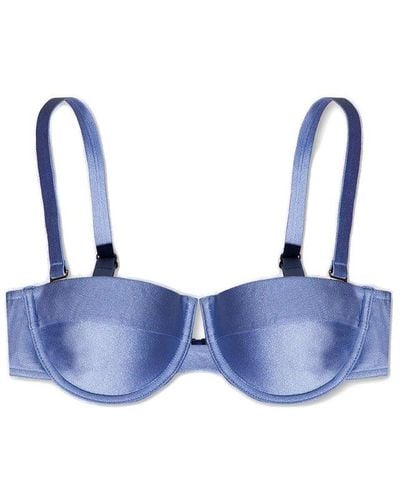 Zimmermann Cira Balconette Bikini Bra - Blue