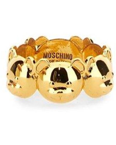 Moschino Teddy Bear Ring - Metallic