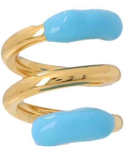 Sunnei Color-block Wraparound Ring - Blue