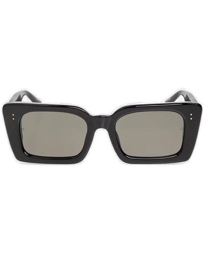 Linda Farrow Nieve Rectangle-framed Sunglasses - Gray