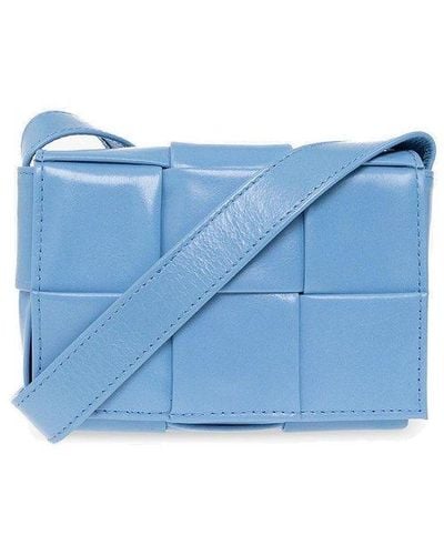 Bottega Veneta 'cassette Mini' Shoulder Bag, - Blue