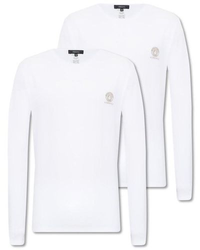 Versace Branded T-Shirt 2-Pack - White