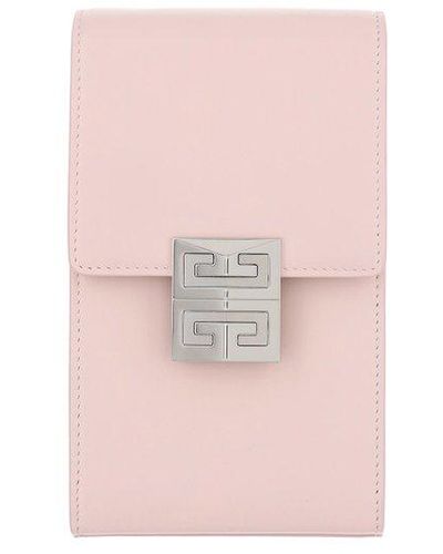 Givenchy 4g Mini Vertical Crossbody Bag - Pink