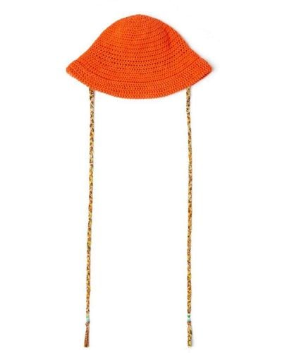Alanui Interwoven Bucket Hat - Orange