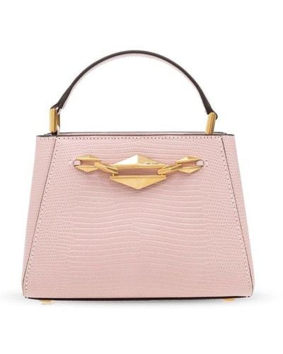 Jimmy Choo Diamond Top Handle Bag - Pink
