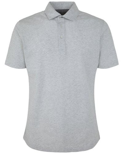 Brunello Cucinelli Polo Shirt: Cotton - Gray