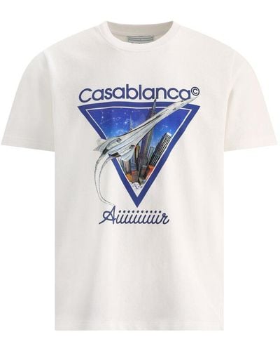 Casablancabrand "aiiiiir" T-shirt - Blue