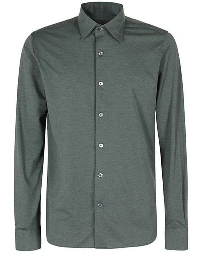 Rrd Buttoned Long-sleeved Shirt - Green