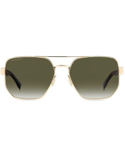 DSquared² Aviator Sunglasses - Green