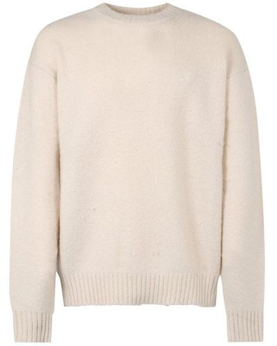 Axel Arigato Crewneck Knitted Jumper - White