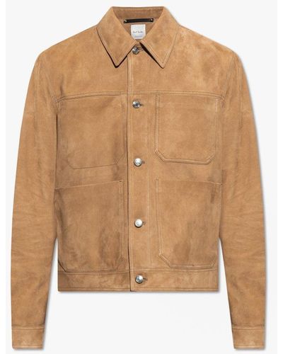 Paul Smith Suede Jacket - Brown