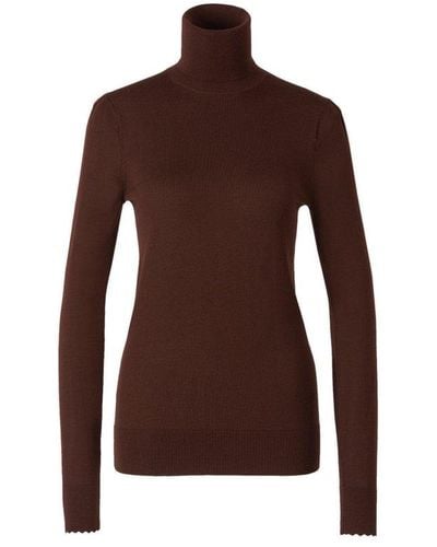 Chloé Wool Roll Neck Sweater - Natural