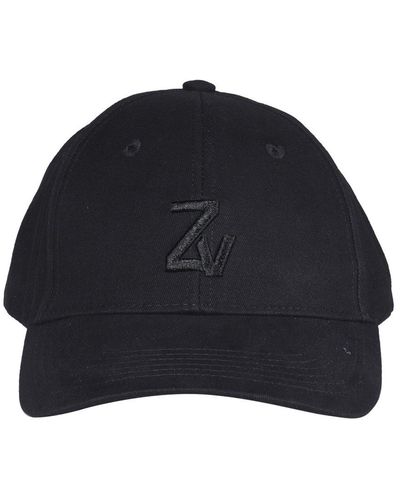 Zadig & Voltaire Klelia Logo Embroidered Cap - Black