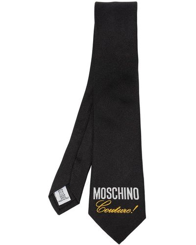 Cravate Moschino Authentique 100% Soie - Motif Multicolore - Occasion Bon état - Pour Homme