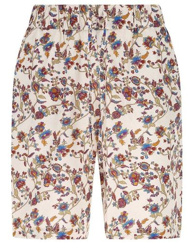 Isabel Marant Printed Cotton Vaiboh Bermuda Shorts - Multicolour