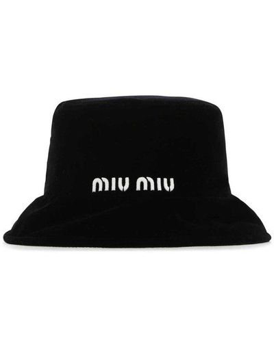 Miu Miu Polka dot-print Bucket Hat - Farfetch