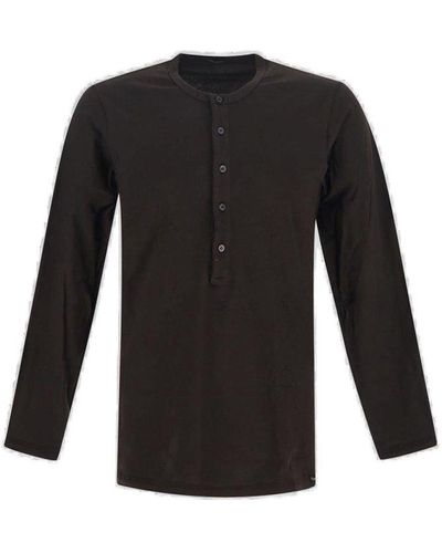 Tom Ford Long Sleeves T-shirt - Black