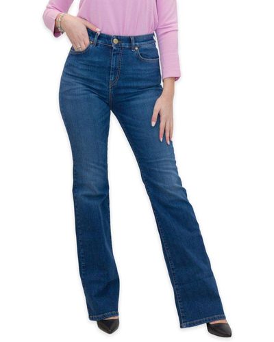 Weekend by Maxmara Jeans Fit & Flare - Blue