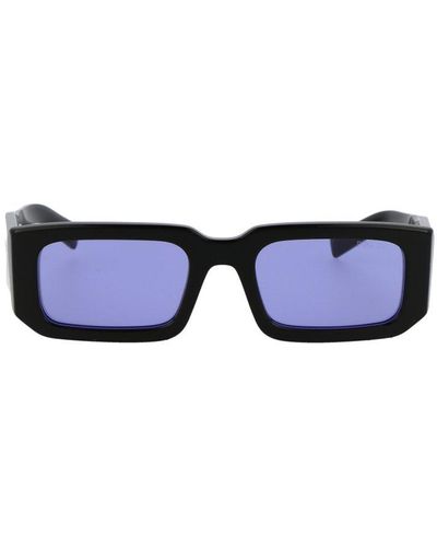 Prada Rectangular Frame Sunglasses - Blue