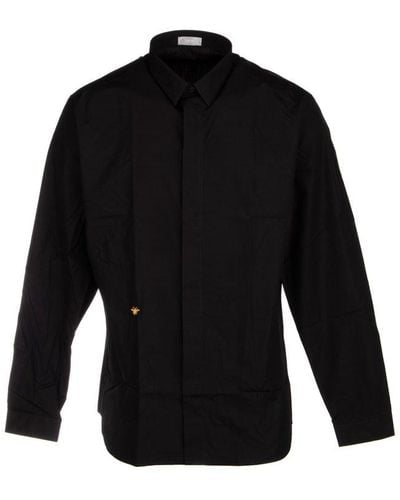 Dior Bee Embroidered Shirt - Black