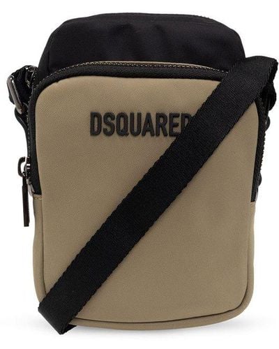 DSquared² Shoulder Bag With Logo, - Black