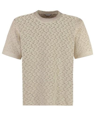 Bottega Veneta Cotton Knit T-Shirt - White