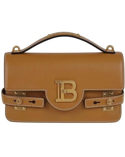 Balmain B-buzz 24 Shoulder Bag - Brown