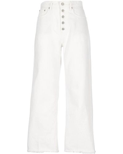 Polo Ralph Lauren Wide Leg Jeans - White