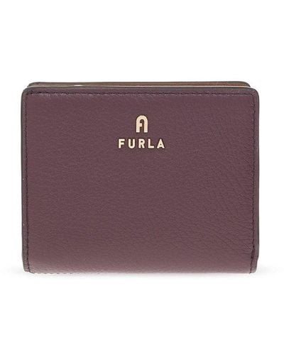 Furla ‘Camelia Small’ Wallet With Logo - Purple